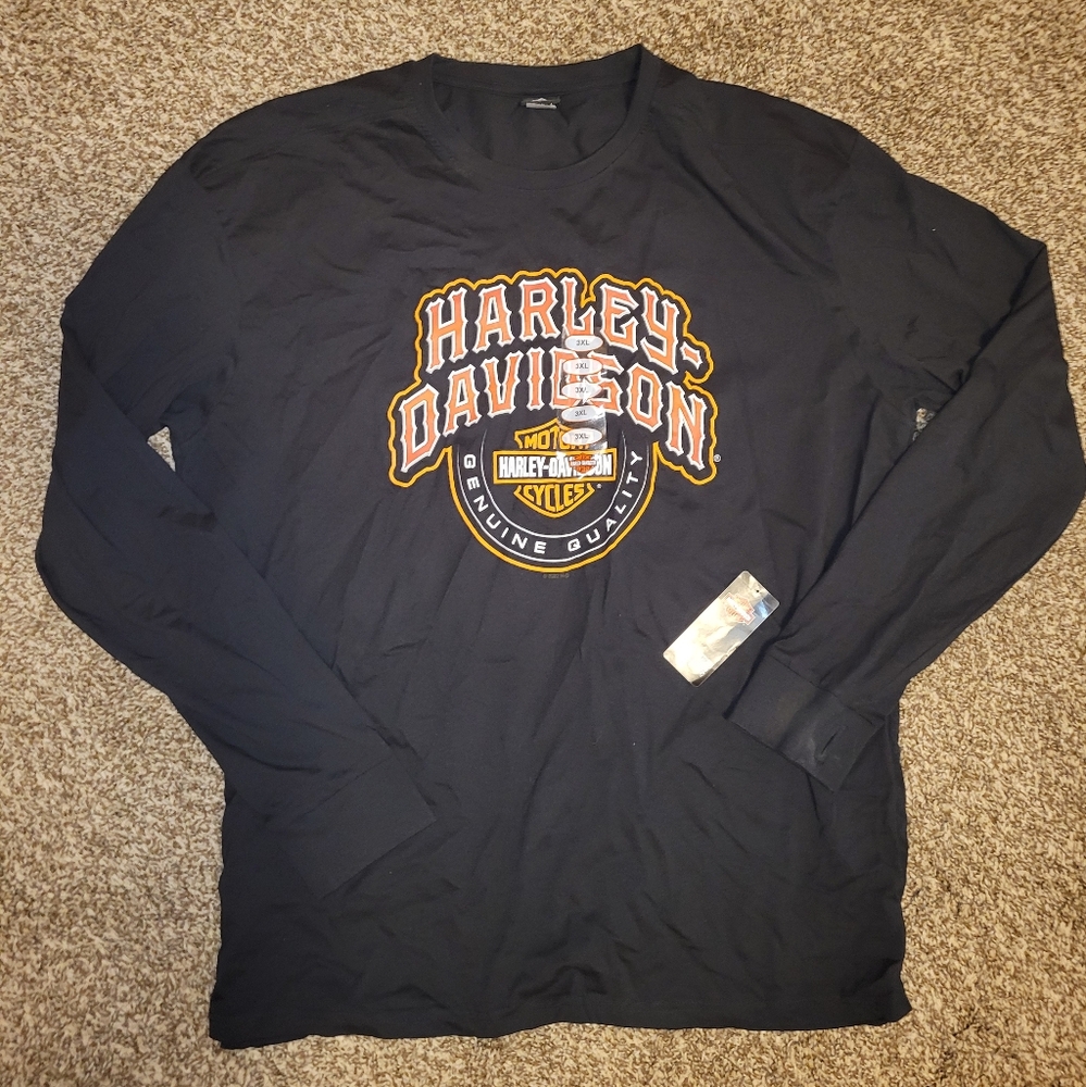 HARLEY-DAVIDSON Motorcycles Long Sleeve T-Shirt High Stakes Florence Ky 3XL New